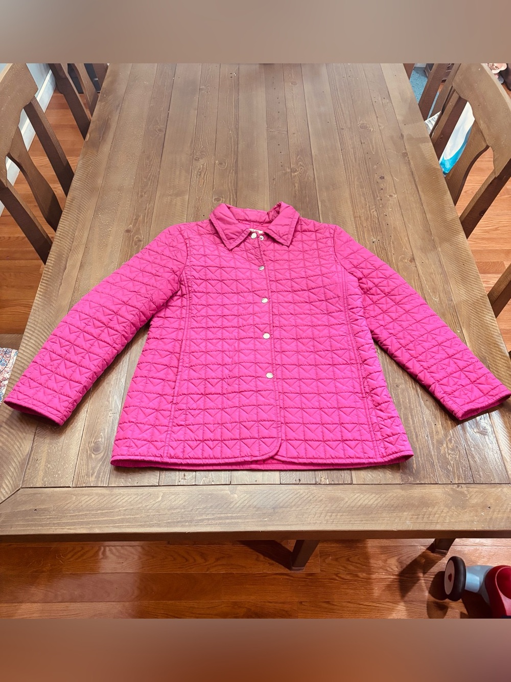 Michael Kors Pink Diamond Quilted Jacket